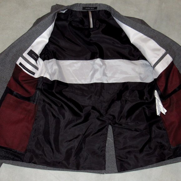 ZARA MEN NICE BLAZER SZ 48 OR US 38 S / M - Picture 12 of 12